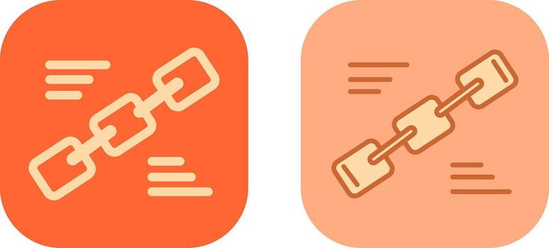 Hipervínculo icono diseño vector