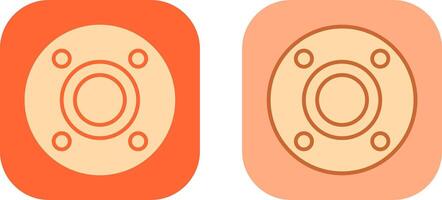 Flange Icon Design vector