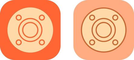 Flange Icon Design vector