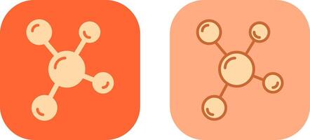 Molecule Icon Design vector