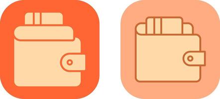 Wallet Icon Design vector