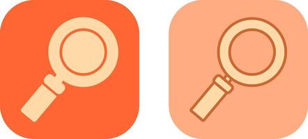 Magnifier Icon Design vector