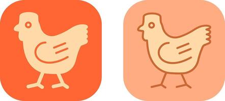 aves de corral icono diseño vector