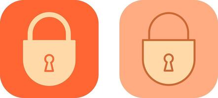 Padlock Icon Design vector