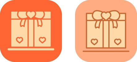 Present Icon Design vector