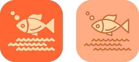 Fish Icon Design vector