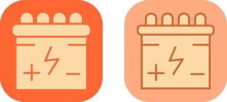 Batteries Icon Design vector