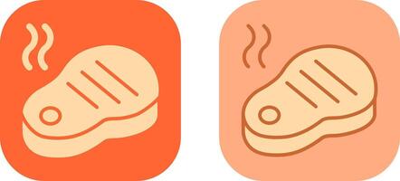 Steak Icon Design vector