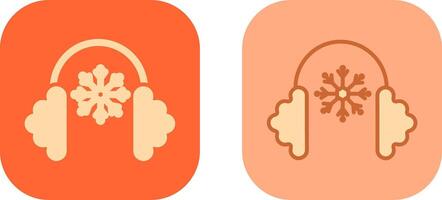 Earmuff Icon Design vector