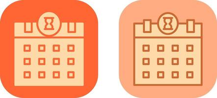 Scheduled Icon Design vector