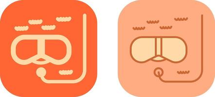 Snorkeling Icon Design vector