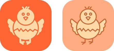 Chick Icon Design vector