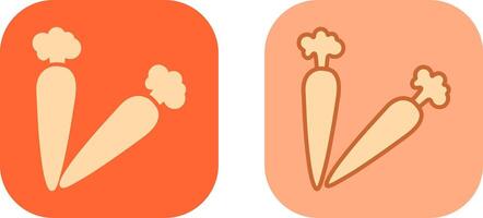 diseño de icono de zanahoria vector