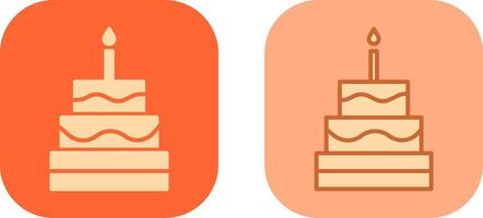 Cake Icon Design vector