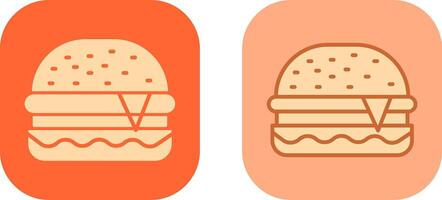 diseño de icono de hamburguesa vector