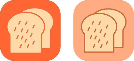 Toast Icon Design vector