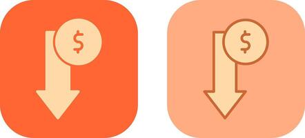 Loss Icon Design vector