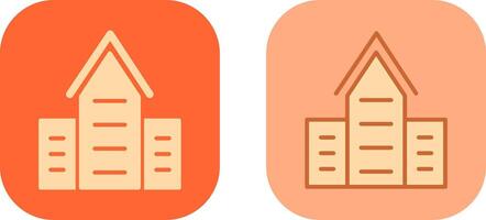 Building Icon Design vector