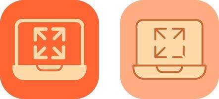 Maximize Icon Design vector