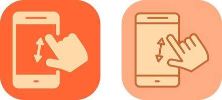 Swipe Icon Design vector