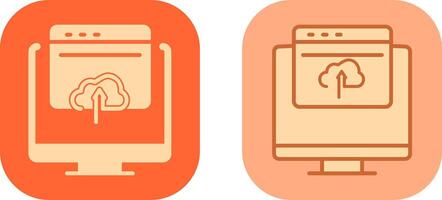 Upload Icon Design vector