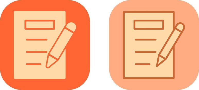 diseño de icono de notas vector