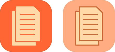 Document Icon Design vector