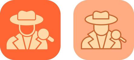 Detective Icon Design vector