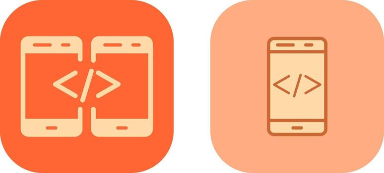 Code Icon Design vector