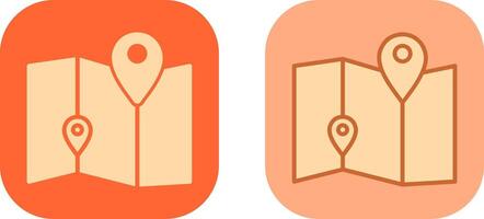 Map Icon Design vector