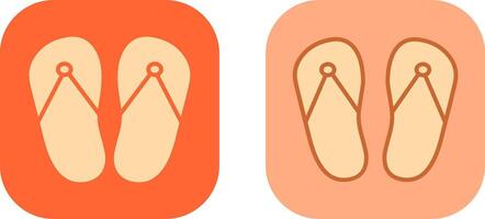 Slippers Icon Design vector