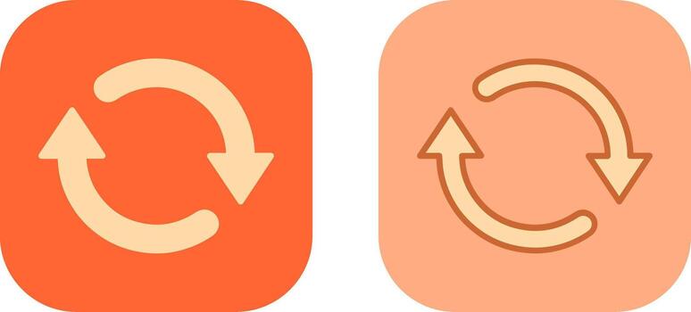 Sync Icon Design vector