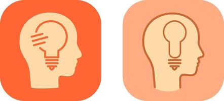 Thinking Icon Design vector