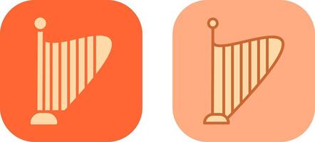 Harp Icon Design vector