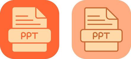 PPT Icon Design vector