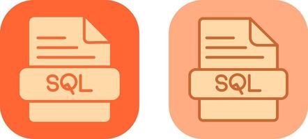sql icono diseño vector