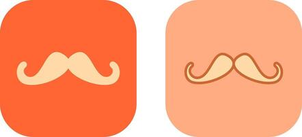 diseño de icono de bigote vector