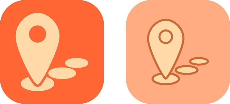 Position Icon Design vector