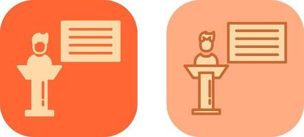Seminar Icon Design vector