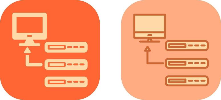 Database Icon Design vector