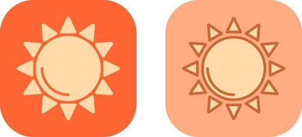 Sun Icon Design vector