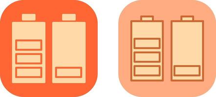 Batteries Icon Design vector