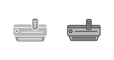 Mobile Air Conditioner Icon Design vector