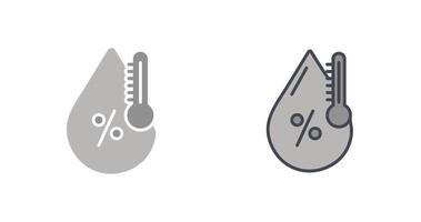 Humidity Icon Design vector