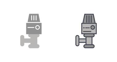 Thermostatic Head Icon Design vector