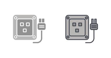 Socket Icon Design vector