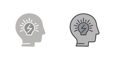 Brainstorming Icon Design vector