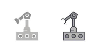 Industrial Arm Icon Design vector