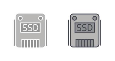 SSD Icon Design vector