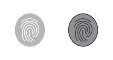 Fingerprint Icon Design vector